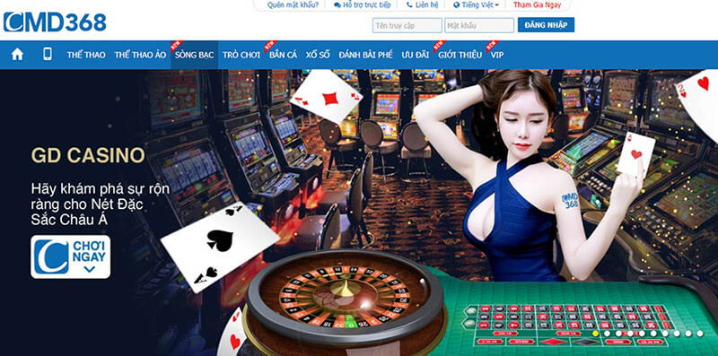 Đến với nhà cái CMD368, anh em sẽ được dịp hòa mình vào các tựa game độc đáo