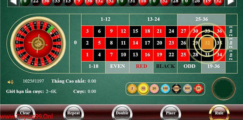 Giới thiệu về trò chơi Roulette đơn giản